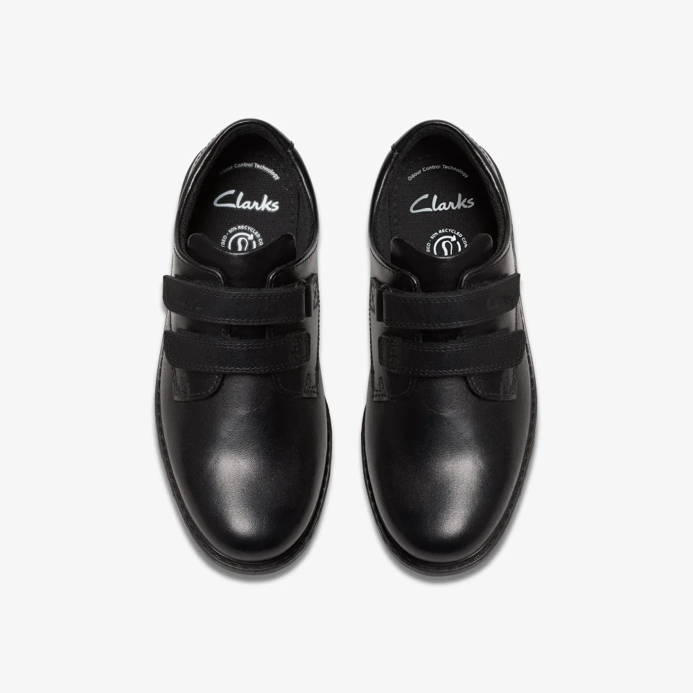 Clarks School Scala Pace Older Black Leather Standard - 1 Image 6
