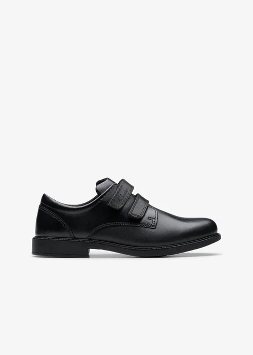 Clarks School Boys Black Scala Pace Older Leather Standard - 1 Image 1