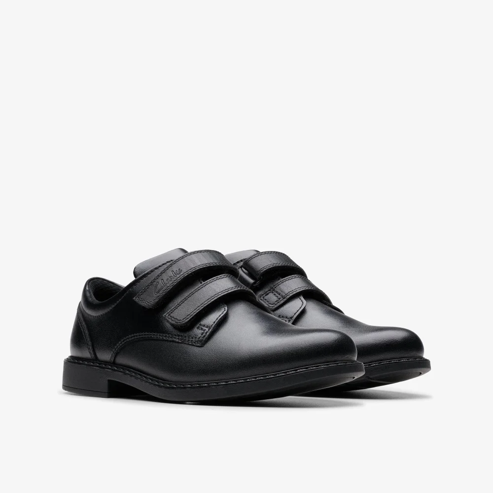Clarks School Scala Pace Older Black Leather Standard - 1 Image 4