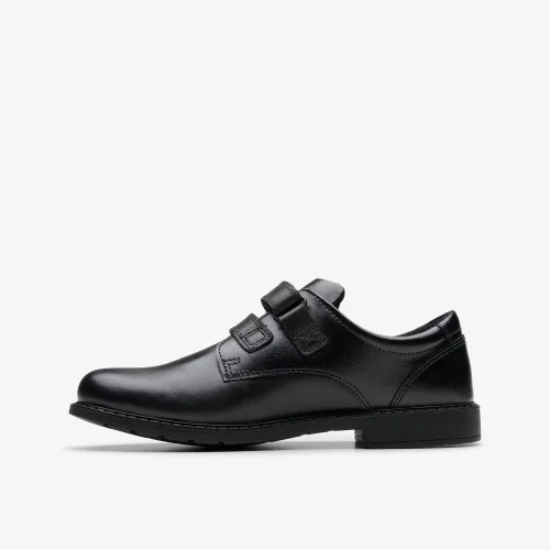 Clarks School Scala Pace Older Black Leather Standard - 1 Image 2