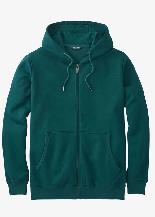 Cotton Traders Dark Teal Hooded Zip Through Sweat Top - 4XL Image 4