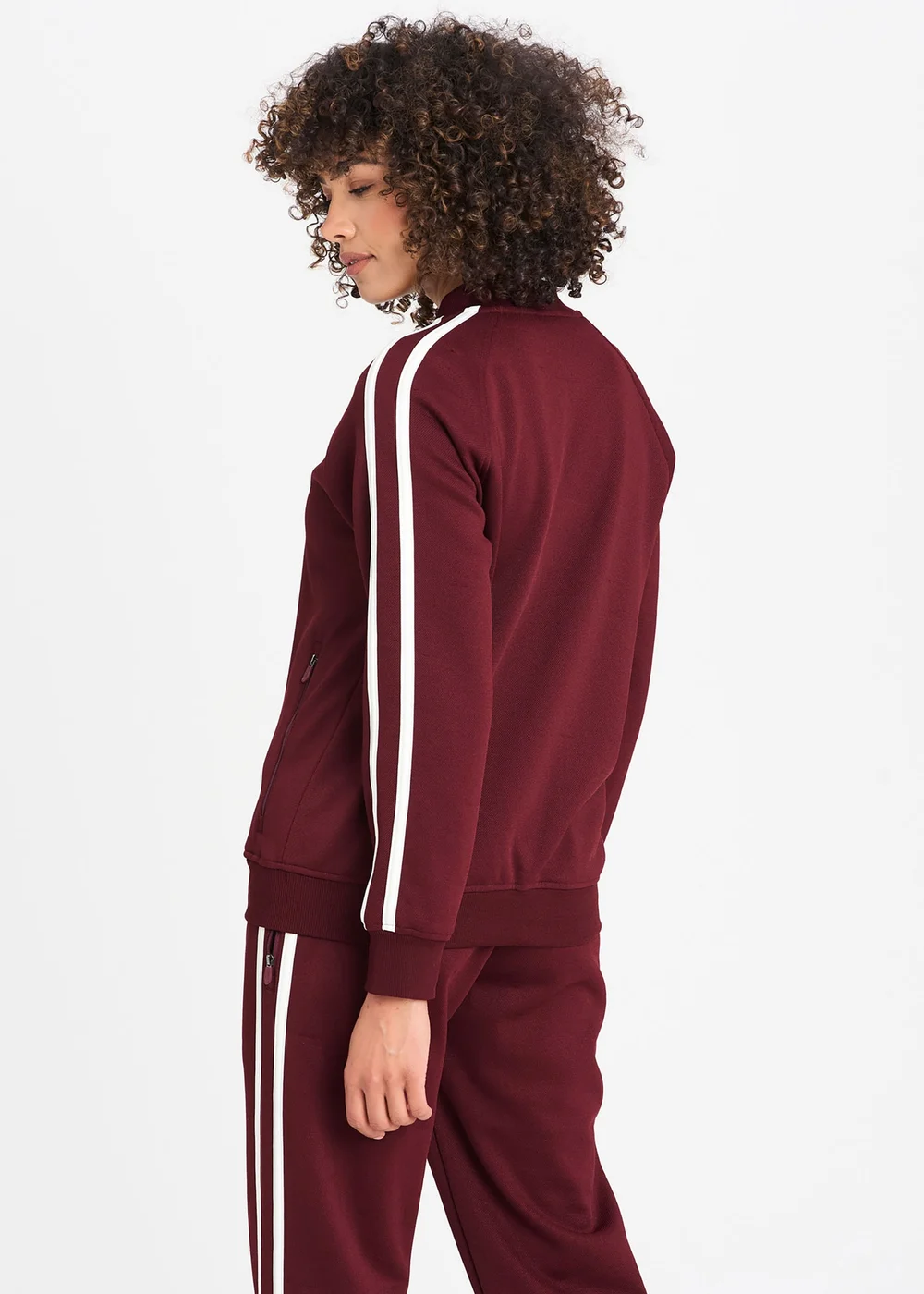 Cotton Traders Bordeaux Zip through Track Top - 3XL Image 3
