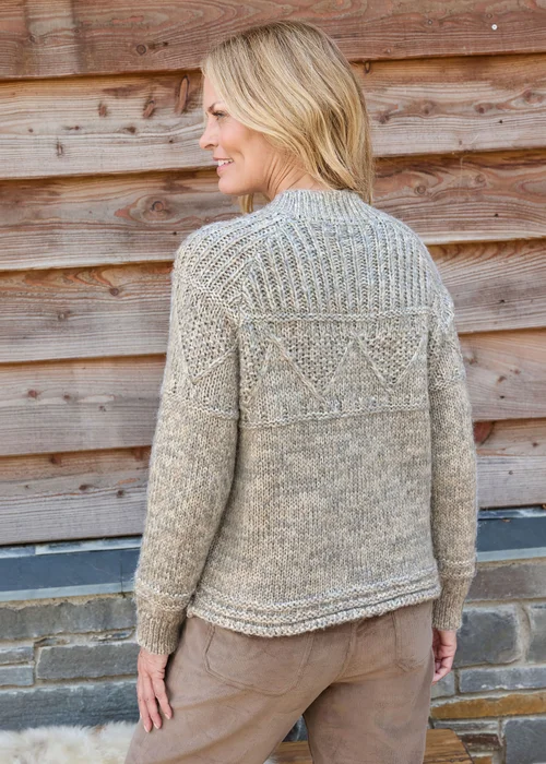 Cotton Traders Birch Cable Detail Jumper - 14 Image 3