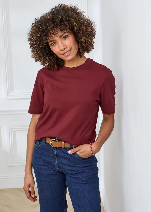 Cotton Traders Ruby Crew Neck T-Shirt - XS Image 2