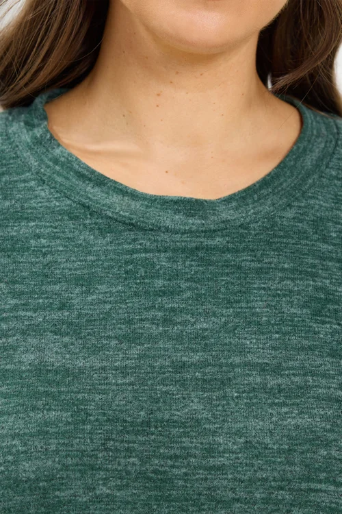 Yours Curve Green Soft Touch Jumper - 22-24 Image 4