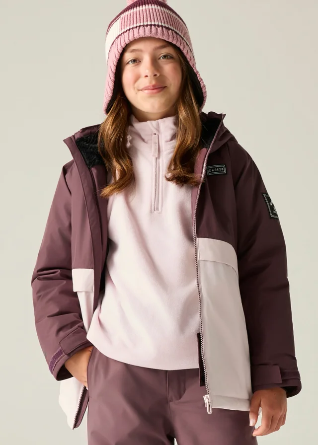 Dare 2b Aubergine Wing It Waterproof Jacket (3-13 years)