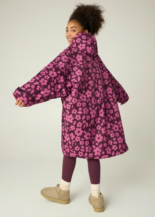 Regatta Pink Junior Waterproof Changing Robe (3-13 years) - 9-13 Yrs Image 2