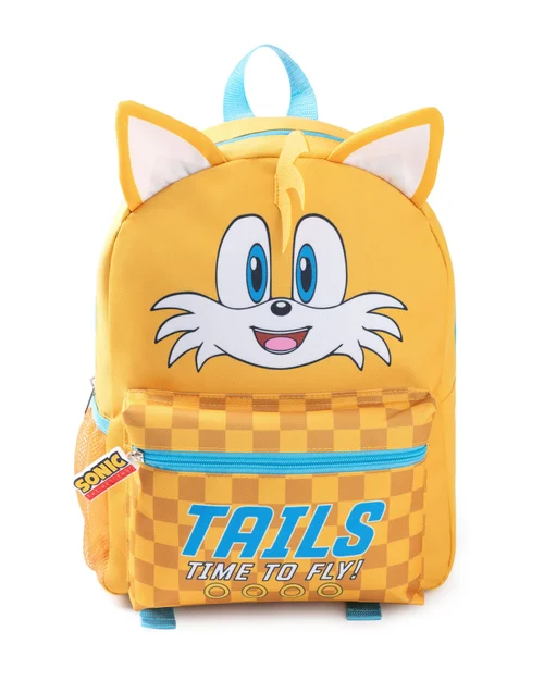 Vanilla Underground Sonic the Hedgehog Unisex Kids Yellow Tails Backpack (One Size) - One Size Adjustable Image 3