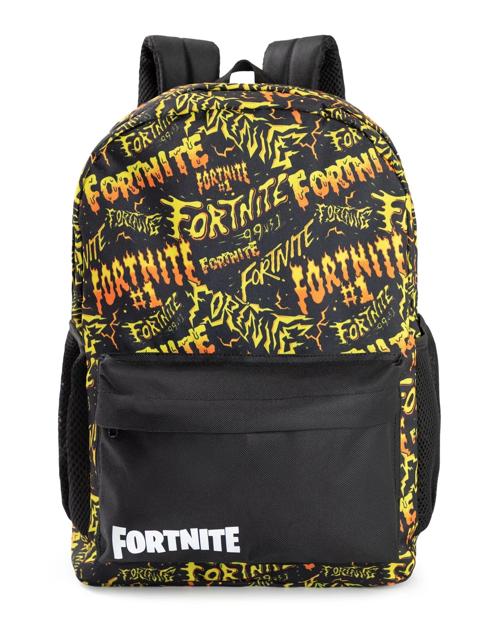 Vanilla Underground Fortnite Unisex Kids Black Logo Backpack (One Size) - One Size Adjustable Image 2