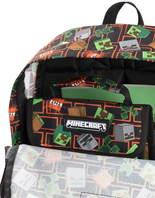Vanilla Underground Minecraft Unisex Kids Multicoloured TNT 3 Piece Backpack Set (One Size) - One Size Adjustable Image 5
