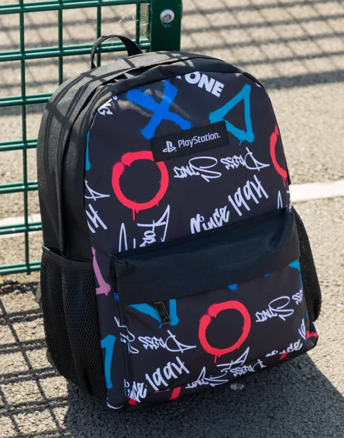Vanilla Underground PlayStation Unisex Kids Multicoloured Logo Backpack (One Size) - One Size Adjustable Image 4