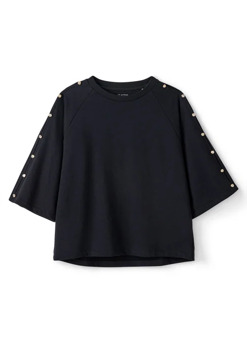 CT Active Black Studded Sleeve Sweatshirt - XL Image 4