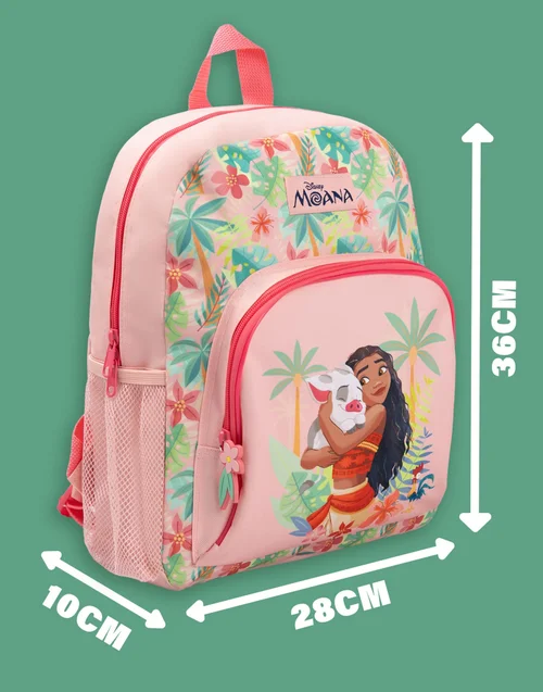 Vanilla Underground Disney Girls Pink Moana Backpack (One Size) - One Size Image 6