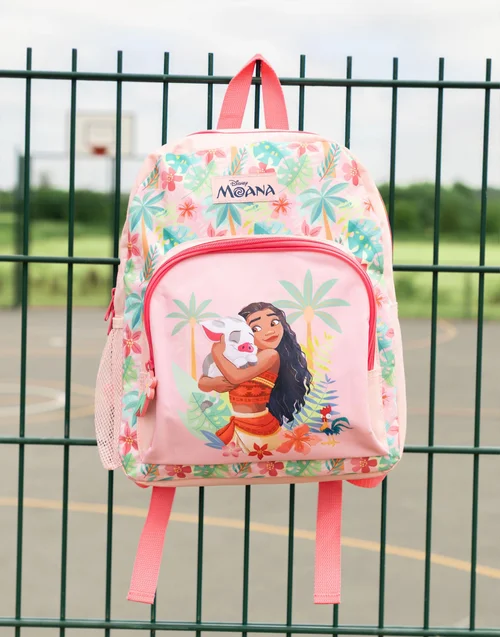 Vanilla Underground Disney Girls Pink Moana Backpack (One Size) - One Size Image 1