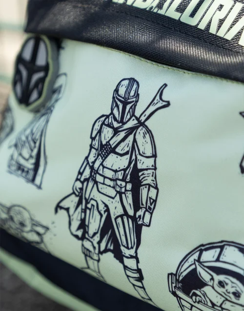 Vanilla Underground Star Wars Boys Green Grogu Backpack (One Size) - One Size Image 3