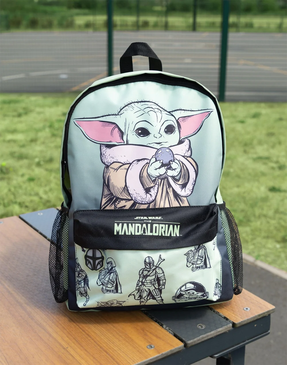 Vanilla Underground Star Wars Boys Green Grogu Backpack (One Size) - One Size Image 1
