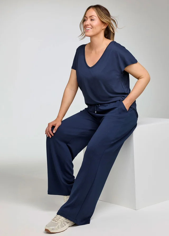 CT Active Dark Sky Wide Leg Jersey Joggers