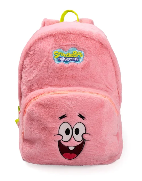 Vanilla Underground SpongeBob SquarePants Unisex Kids Pink Furry Patrick Backpack (One Size) - One Size Image 1