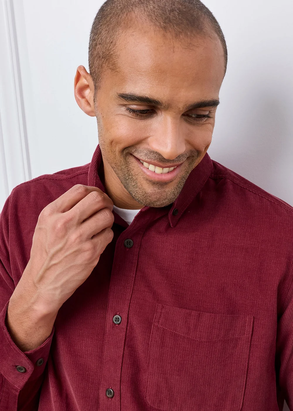 Cotton Traders Ruby Long Sleeve Cord Shirt - XL Image 4