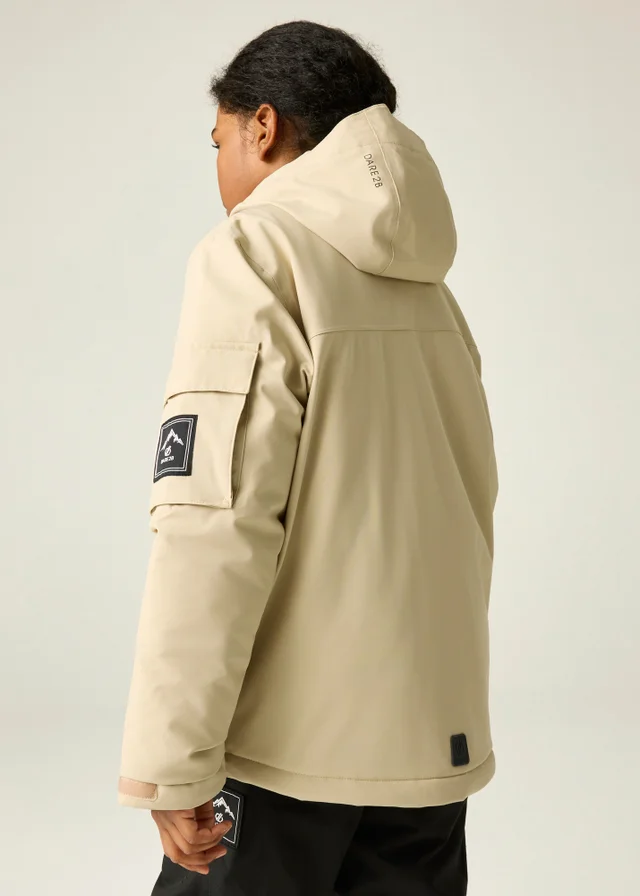 Dare 2b Cream Shredder II Waterproof Jacket (3-13 years)