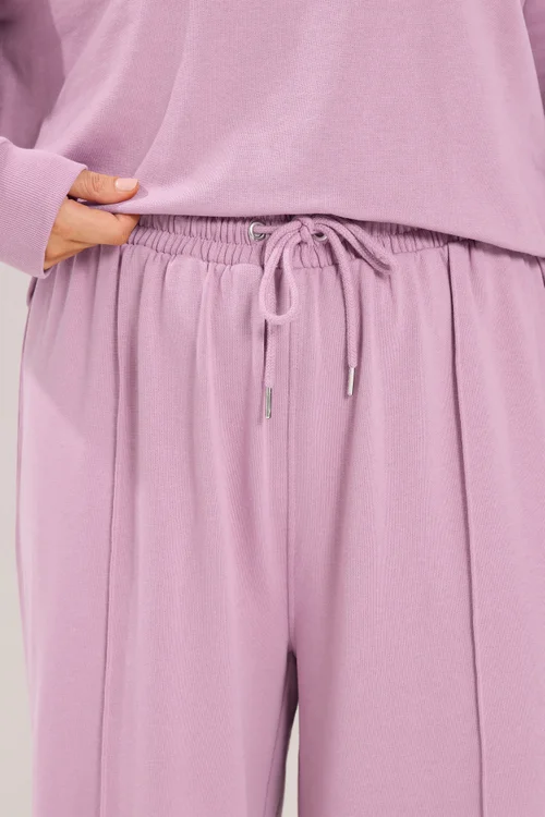 Yours Curve Light Pink Sweatshirt & Jogger Set - 22-24/L30 Image 4