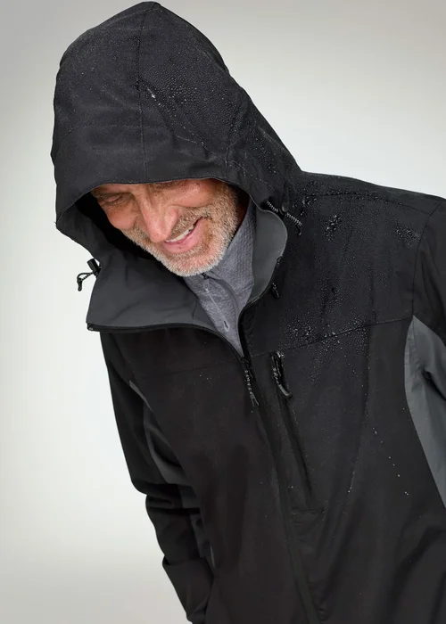 CT Active Black Lightweight Waterproof Jacket - 2XL Image 1