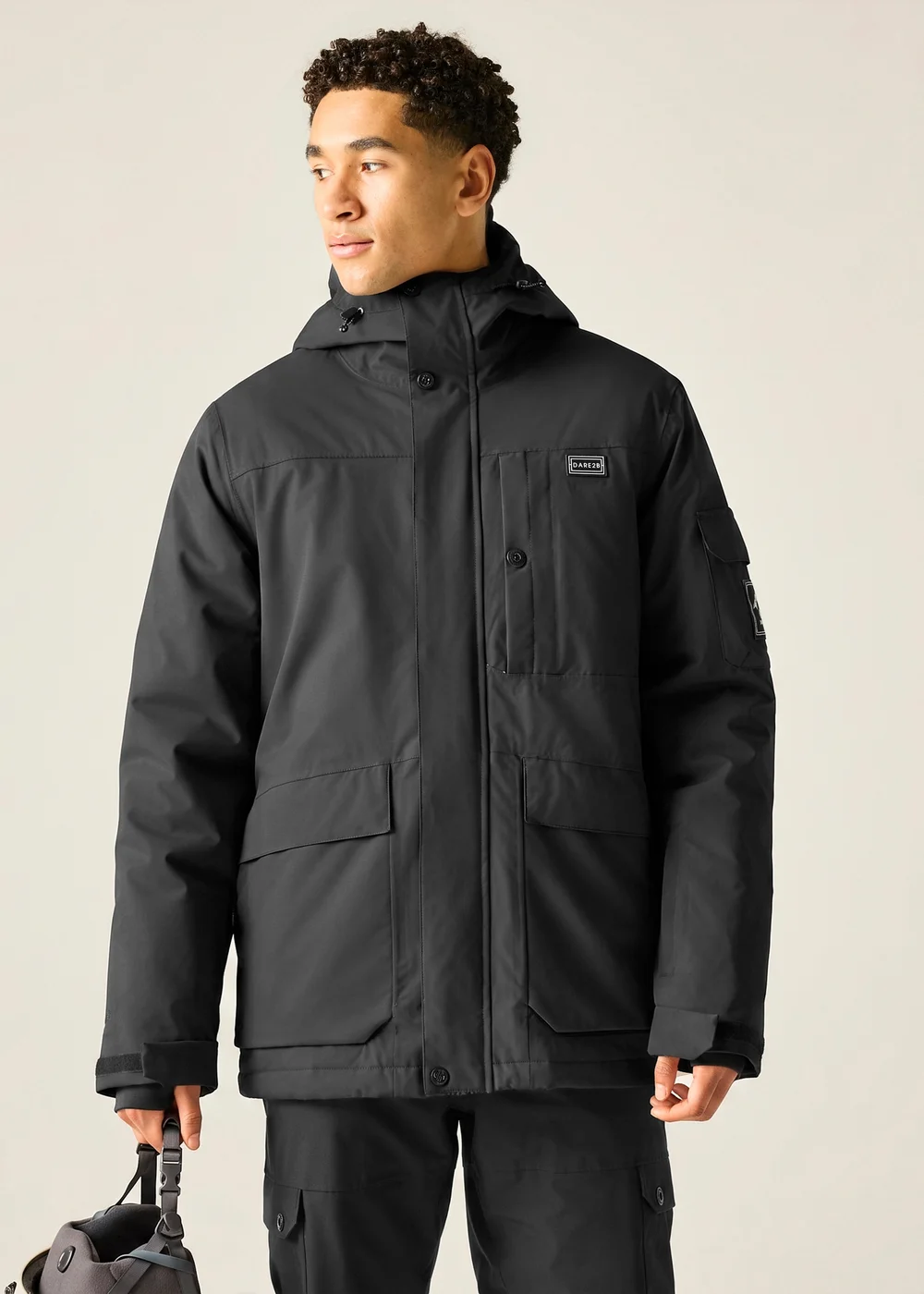 Dare 2b Black Twin Tip II Waterproof Jacket - L Image 1