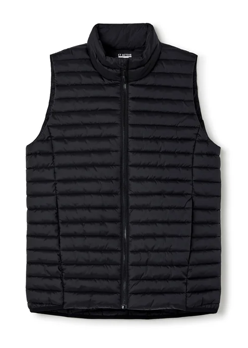 CT Active Black Quilted Showerproof Gilet With Pockets - 2XL Image 4