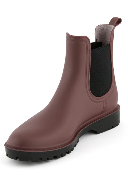 Regatta Burgundy Harriett II Waterproof Wellingtons - 4 Image 3