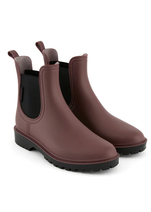 Regatta Burgundy Harriett II Waterproof Wellingtons - 4 Image 2