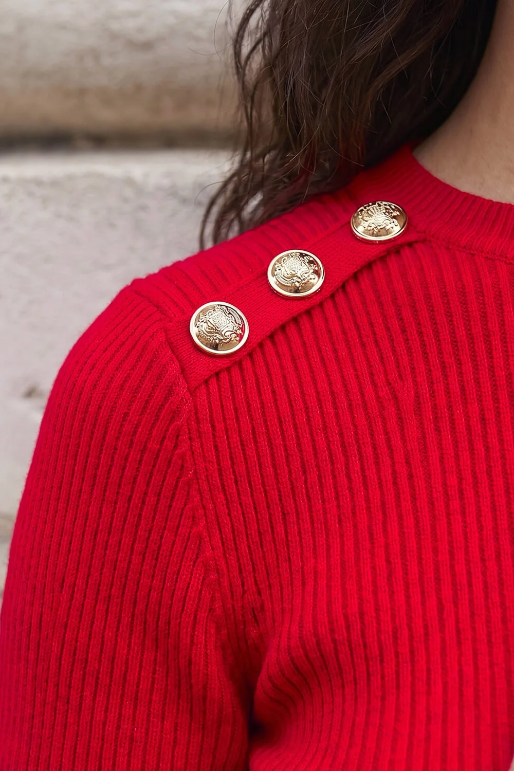 Roman Red Button Detail Knit Jumper - 10 Image 4