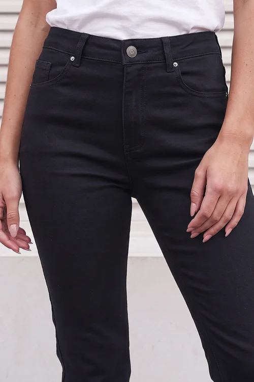 Roman Black Bootcut Stretch Jean - 12 Image 4