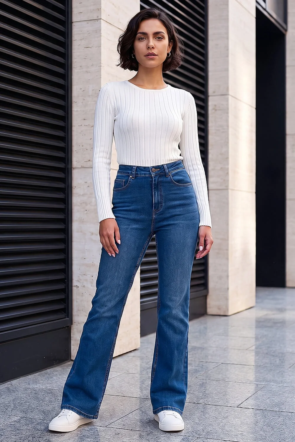 Roman Denim Bootcut Stretch Jean - 8 Image 2