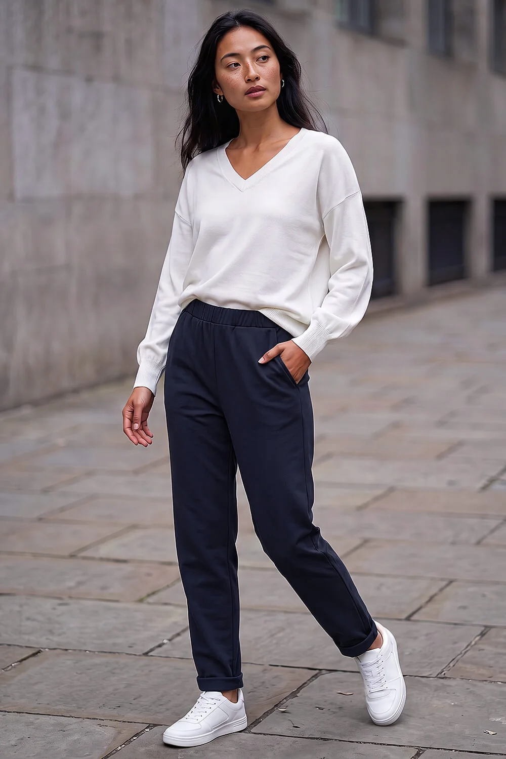 Roman Navy Petite Ponte Trouser - 14 Image 2