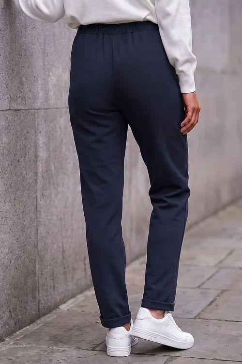 Roman Navy Petite Ponte Trouser - 14 Image 3