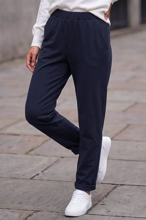 Roman Navy Petite Ponte Trouser - 14 Image 1