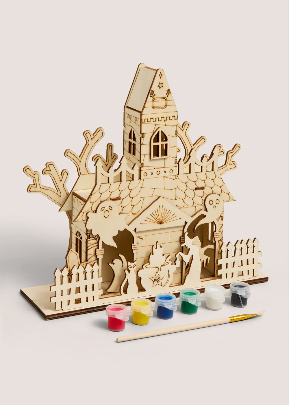 Paint Your Own Haunted House Activity Image 1