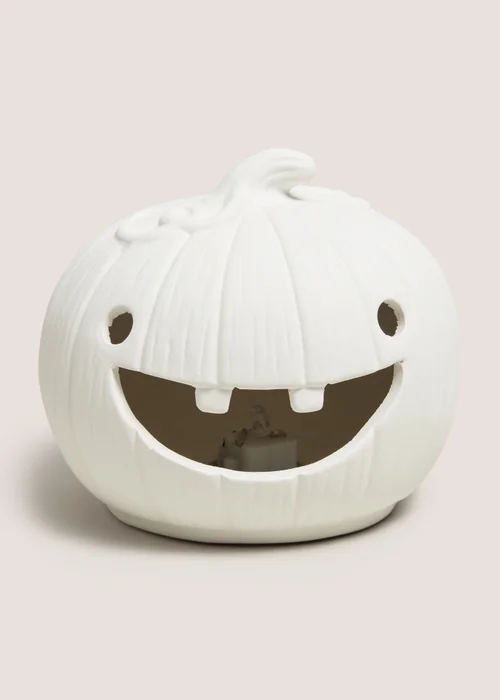 White Halloween Paint Your Own Pumpkin Image 1