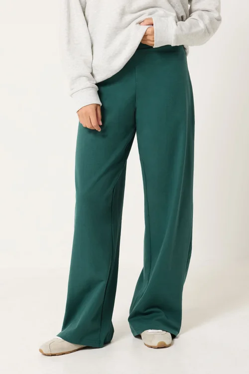 PixieGirl Petite Dark Green Wide Leg Yoga Pants - 18/l27 Image 2