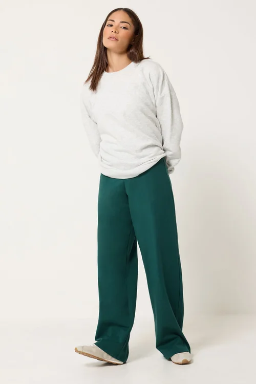PixieGirl Petite Dark Green Wide Leg Yoga Pants - 18/l27 Image 1