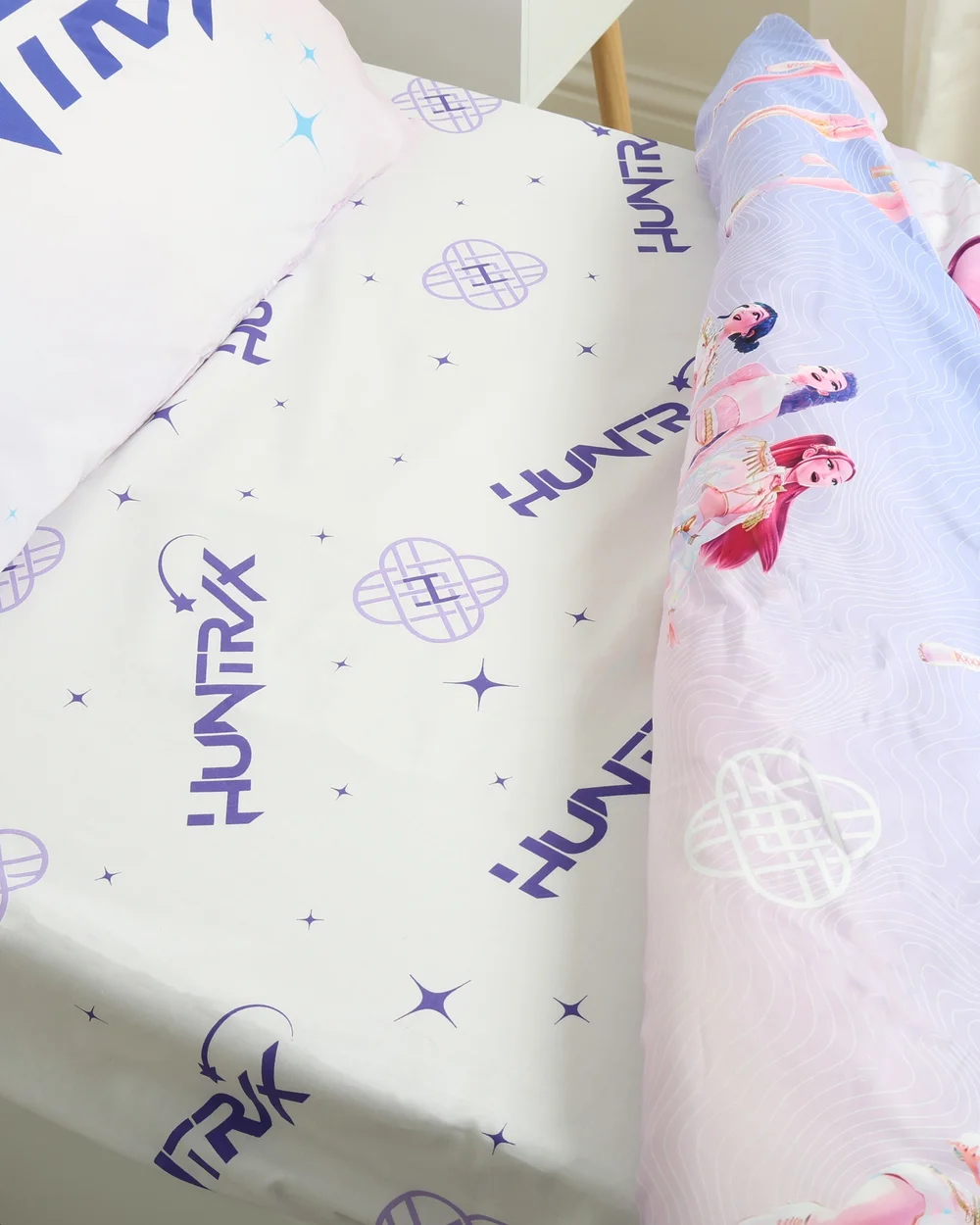 Kpop Demon Hunters Signatures Single Fitted Sheet - Single Image 5
