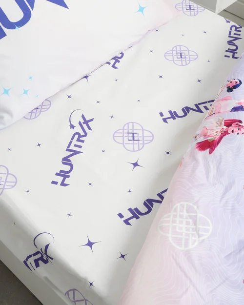 Kpop Demon Hunters Signatures Single Fitted Sheet - Single Image 3