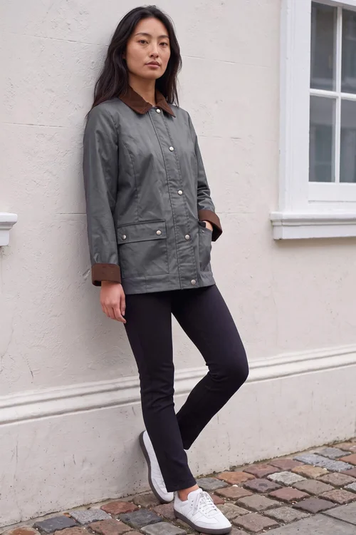 Roman Navy Petite Showerproof Coat - 16 Image 2