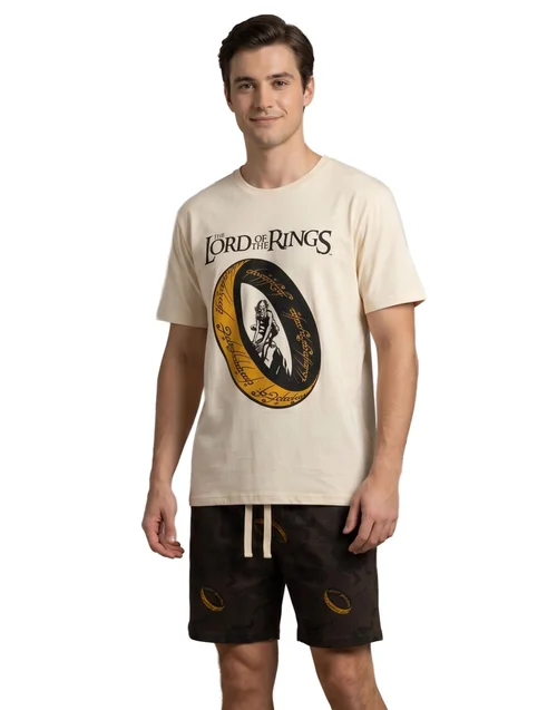 Vanilla Underground Lord Of The Rings My Precious Short Sleeve Short Leg Pyjama Set - 2XL Image 1
