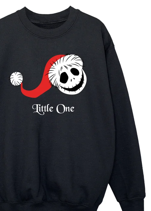 Ada & Ted Disney Nightmare Before Christmas Little One Boys Black Graphic Sweatshirt (3-13 Years) - 9-11 Yrs Image 2