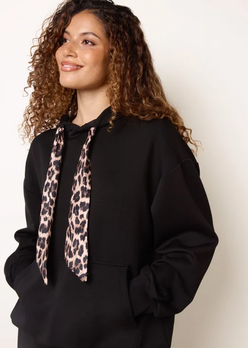 Blue Vanilla Black Hooded Leopard Tie & Pant Set - M/L Image 3