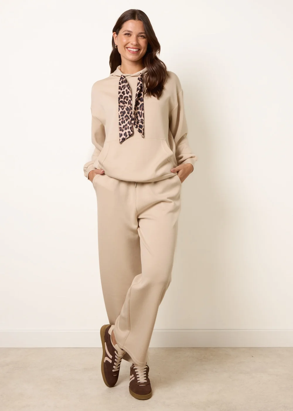 Blue Vanilla Stone Hooded Leopard Tie & Pant Set - S/M Image 1