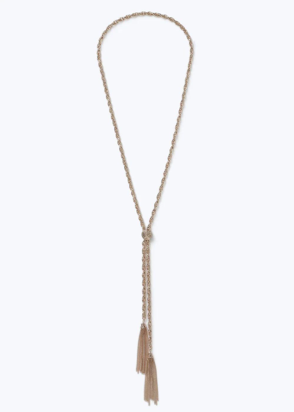 Muse Gold Long Tassel Necklace - One Size Image 1