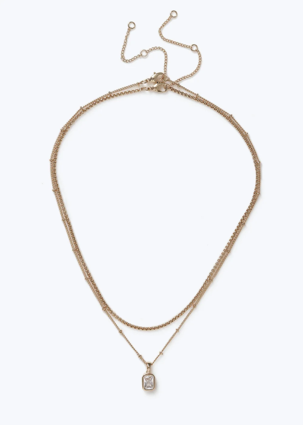 Muse Gold Cubic Chain Necklaces - One Size Image 1