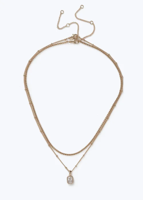 Muse Gold Cubic Chain Necklaces - One Size Image 1